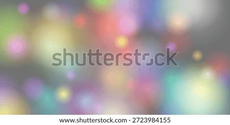 This image features a vibrant and abstract composition of colorful bokeh lights. The lights are scattered across the image, creating a dreamy and whimsical atmosphere. The colors include shades of pink, blue, yellow, and green, adding a sense of warmth and joy. The blurred effect enhances the ethereal quality of the lights, making the image visually appealing and artistic.