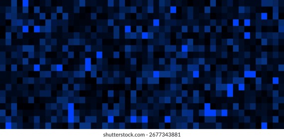 Esta imagem apresenta um fundo de padrão tecnológico abstrato azul escuro vibrante. O design consiste em uma grade de rede com vários tons de azul escuro, criando um efeito visual dinâmico e energético

