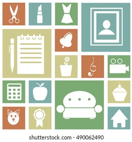 This is image of icons for home