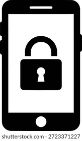Esta Imagen ilustra el concepto de acceso seguro a la telefonía móvil y protección de datos para la información personal