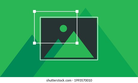 This image illustrates the concept of social media image size.