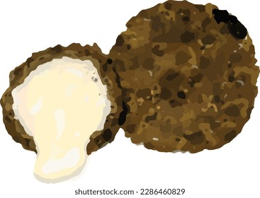 This image was inspired by Chocolate Truffles