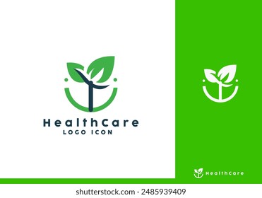 This image is interesting because it combines elements of nature with perhaps the human form in a simple yet evocative design, which can be associated with growth, harmony and well-being.