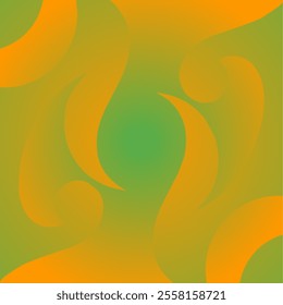 This image is isolated background gardient of green and orange color design 