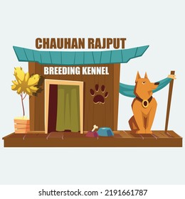 This image or logo is a breeding kennel of dogs 