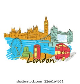 this is image for London city artwork