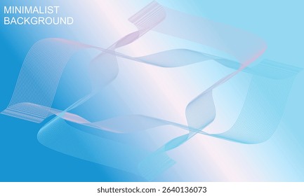 This image is a modern minimalist style background that features a mix of gradient colors and dynamic visual shapes that remain clean and simple.