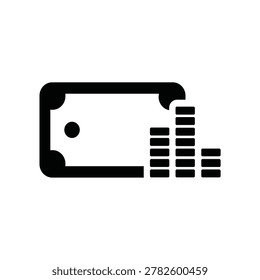 This image offers a universally recognized, clean visual for financial concepts, making it highly adaptable for a vast array of commercial uses from fintech startups to corporate finance presentations. Its simple, scalable vector format ensures optimal display across all platforms, guaranteeing strong demand from buyers seeking clear, impactful financial communication tools.