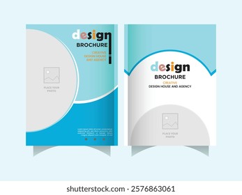 This image is a professional, modern brochure design template,
