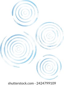 This is an image of rain in Japanese style painted with a brush.