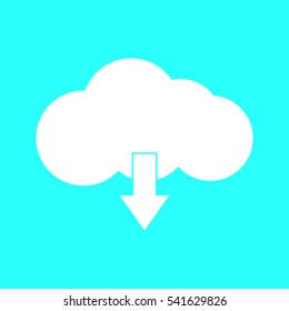 This image represents a cloud upload with apps illustration. 