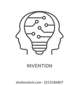 Esta imagem representa inovação, apresentando uma lâmpada combinada com uma engrenagem. Simboliza a integração da criatividade, tecnologia e avanço industrial em soluções modernas.