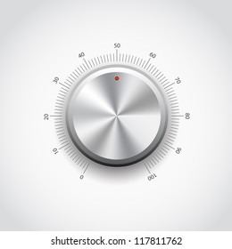 This image represents a metal knob./Metal Button