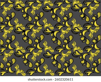 This image is seamles pattern background design with ornament motif 