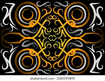 This image is seamles pattern ornament motif background design 