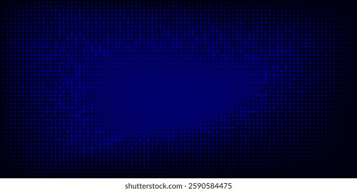 This image showcases a dark blue digital grid pattern on a black background, featuring glowing red lines and dots.vector