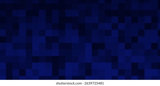 This image showcases a dark blue digital grid pattern on a black background, featuring glowing red lines and dots. The design creates a futuristic and high-tech atmosphere, perfect for digital art