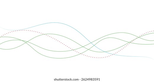 This image showcases a dynamic interplay of interconnected, smooth wave patterns in teal and turquoise hues.
