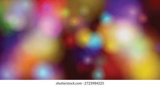 Esta Imagen muestra un desenfoque vibrante y abstracto de varios colores. La composición está dominada por una mezcla de tonos cálidos y fríos, creando un efecto dinámico y visualmente atractivo. La falta de Formas u objetos distintos le da una cualidad etérea y onírica.