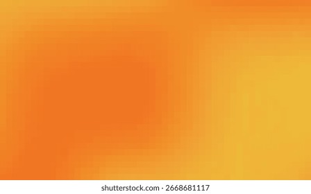 Esta imagem mostra um gradiente de cor quente de um laranja vibrante à esquerda, fazendo uma transição suave para um amarelo mais claro e ensolarado à direita, criando um efeito suave e misturado