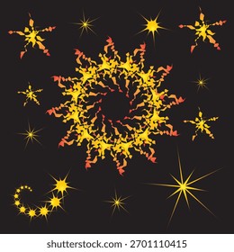 This image shows a charming floral design.