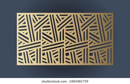 This image shows an intricate geometric pattern with a gold design against a dark blue background. The pattern presents a geometric structure that contains a combination of multiple octagons, hexagons