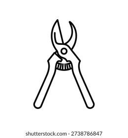 This image shows a pair of pliers, a common hand tool used for gripping, bending, cutting, or twisting objects. Pliers are versatile and widely used in various fields such as construction, electrical work, and general repairs. The design includes two handles connected by a pivot, allowing the user to open and close the jaws for different tasks.