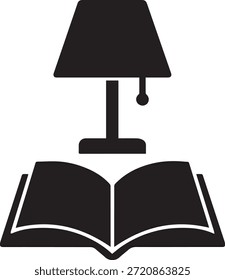 Esta Imagen muestra un simple ícono en blanco y negro de una lámpara de mesa colocada sobre un libro abierto. El diseño representa la lectura, el estudio, el aprendizaje, la educación y el conocimiento.
Es adecuado para su uso en interfaces de usuario, plataformas educativas, Sitios web, App móviles, presentaciones, infografías, Bibliotecas, sistemas de aprendizaje electrónico y contenido académico donde se requieren símbolos visuales claros.
