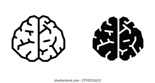 This image shows two brain hemispheres side by side, one in white with detailed gray gyri and sulci, and the other in black. The illustration emphasizes the structural differences between the hemispheres, often used to symbolize the distinct functions of the left and right sides of the brain, such as logic versus creativity or analytical versus intuitive thinking. The stark contrast highlights the complexity and compartmentalization of brain activity and structure.
