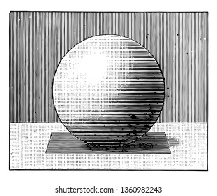 This Image Sphere Placed On Flat Stock Vector (Royalty Free) 1360982243 ...