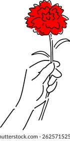 This image symbolizes gratitude, love, and appreciation, making it ideal for Mother’s Day, gift-giving scenes. Perfect for use in greeting cards, posters, social media, and caregiving materials. 