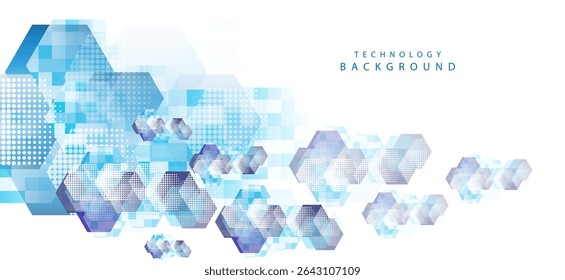 This image is a technology-themed background using blue and white tones, which are popular colors in technology and innovation.