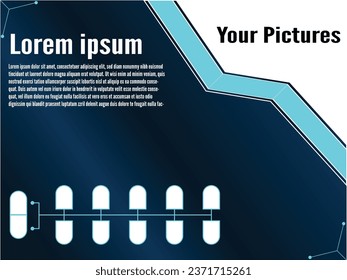 "This image is used as a background for presentations, especially for presenting about pill medications in the field of pharmacy."