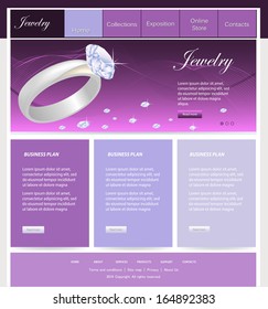 This image is a vector file representing a design template. /Website template design / Design Template /Web Design Elements