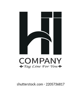 This image is a vector logo design. This design can be used as a business logo template and more. this logo design is made with geometric design with black color