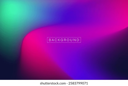 This image is a vibrant and aesthetic background featuring a smooth, wave-like gradient with a mix of bright and dark colors. 