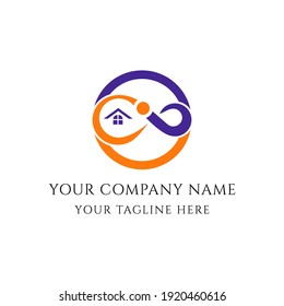 This is infinity home logo design vector. It is minimal modern and atttractive which can be used for any type of real estate business.