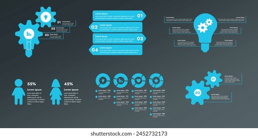 This infographic is a comprehensive visualization of data in the field of business and marketing. It includes graphs, charts, and other graphical elements that help illustrate financial performance.