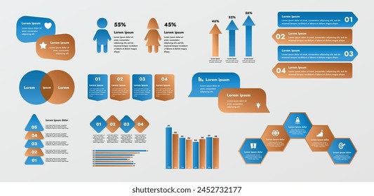 This infographic is a comprehensive visualization of data in the field of business and marketing. It includes graphs, charts, and other graphical elements that help illustrate financial performance.