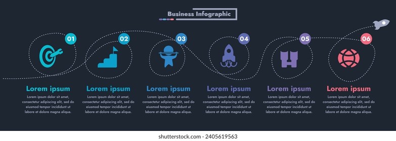 Esta imagen infográfica presenta un diseño moderno y minimalista que ilustra un proceso de información o una secuencia de eventos en un negocio. Para presentaciones, sitios web o folletos.