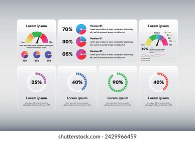 This infographic image features a modern and minimalistic design that illustrates an information process or sequence of events in a business. For presentations, websites or brochures.