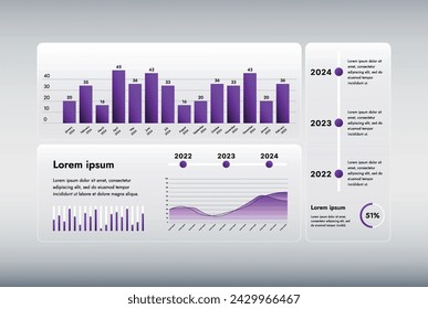 Esta imagen infográfica presenta un diseño moderno y minimalista que ilustra un proceso de información o secuencia de eventos en un negocio. Para presentaciones, sitios web o folletos.