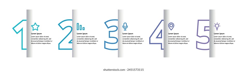 This infographic is the perfect tool for visualizing data and ideas in finance, business and marketing. It illustrates the steps, processes and success of your project or business.