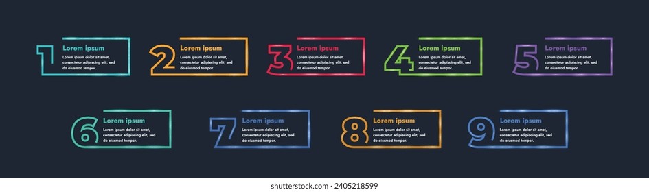 This infographic reflects a modern and creative business process design. The unique design and graphic interpretation add expressiveness and clarity to the image in the presentation and information.