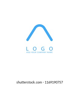 This is initial letter A abstract logo