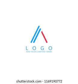 This is initial letter A abstract logo