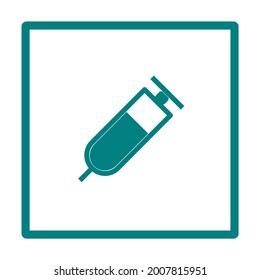 dies ist eine Vektorgrafik mit einem Injektsymbol