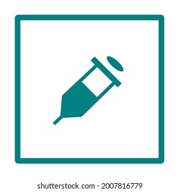 this is the injection icon illustration vector