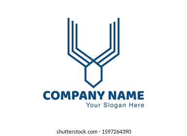 This is an interesting deer logo. which is prepared to welcome winter. This logo can be used for companies, brochures, websites, mugs, stickers, and posters.