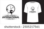 This is International Do-nothing day typography illustration t-shirt design. most popular design. best selling design